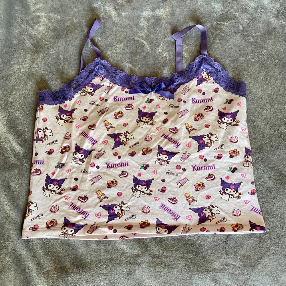 Sanrio Kuromi Lavender Lace Cami